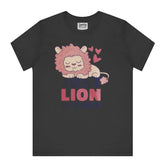 Cute Sleeping Lion Around Graphic Tee product type